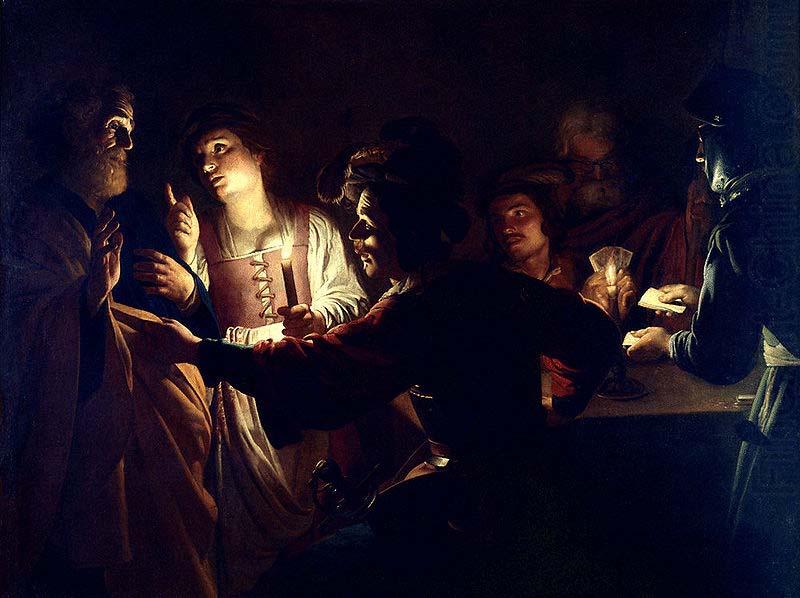 Gerard van Honthorst The Denial of St Peter china oil painting image
